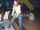 Whitney says she took a bowling class, but did they teach this way to hold the bowling ball?!